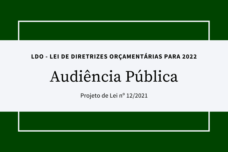 Audiência Pública LDO 2022