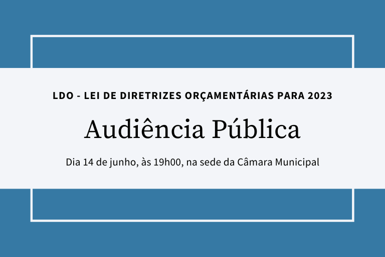 Audiência Pública LDO 2023