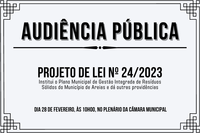 Audiência Pública PL 24/2023