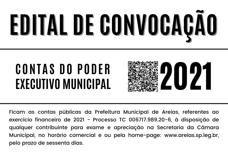 Edital de Convocação - Proc. TC 6717/989/20-6