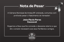 Nota de Pesar