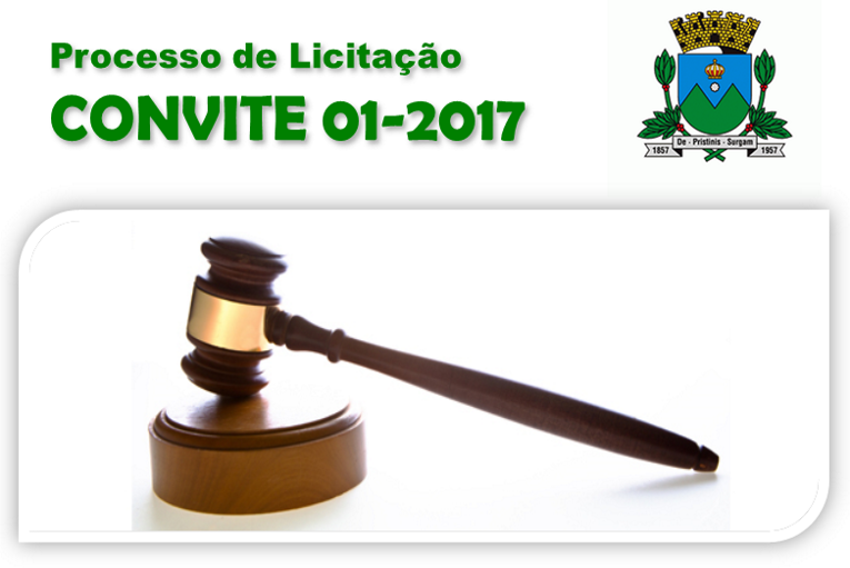 Processo de Licitação - Convite 01/2017