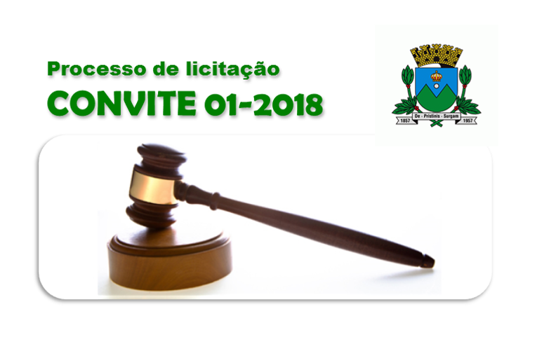 Processo de Licitação - Convite 01/2018