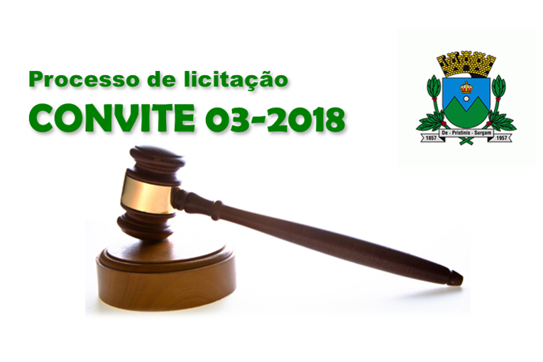 Processo de Licitação - Convite 03/2018